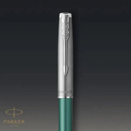 Ручка шариковая Parker Sonnet Essentials LaqGreen СT M (нерж.сталь)