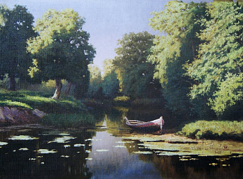 Постер на бумаге 30*40см, Е.Е. Волков "В зарослях"