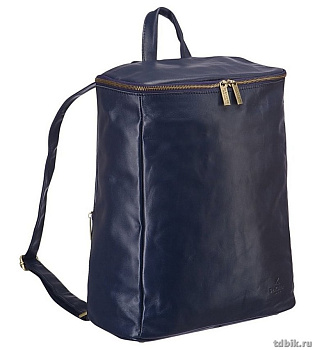 Рюкзак женский Dr.Koffer 32X38X15 см, нат.кожа,  синий