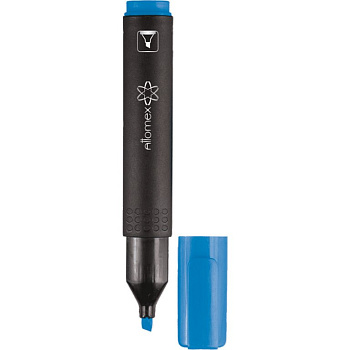 Текст-маркер Attomex голубой, 1-4мм