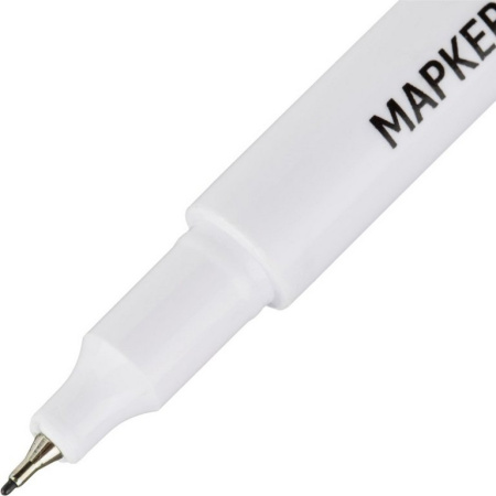 Маркер перманентный  0,5 мм Attache зелёный, супертонкий метал. наконечник