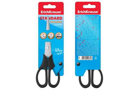 Ножницы 170 мм пластмас. рукоятка Erich Krause Standard