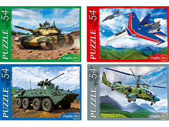 Пазлы   54 дет. "Транспорт" Рыжий КОТ