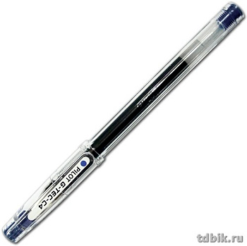Ручка гелевая Pilot  0,4мм синяя (стерж.129мм, линия 0,2мм)