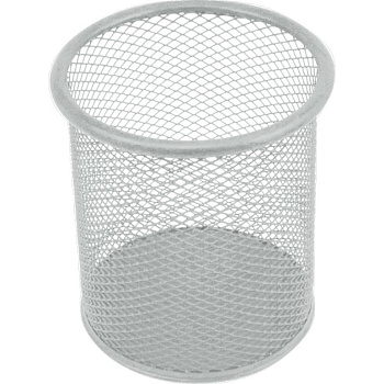 Подставка для ручек металлическая круглая "deVENTE" 80*80*100мм., серая