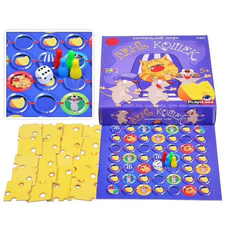 Игра настольная  .5+ "День Кошек" PLAY LAND