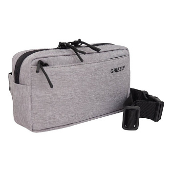 Сумка поясная Grizzly 20*11*5,5 см серая