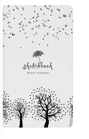 Скетчбук  92*167 мм, 112л., тв. обл. "SKETCHBOOK" (8 ВИДОВ)