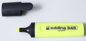 Текст-маркер Edding желтый