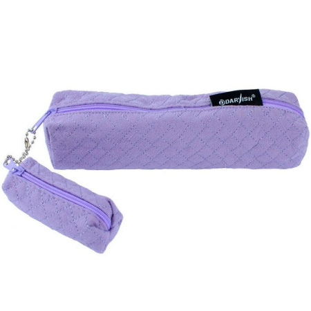 Пенал  для девочки "Стеганый +кошелек" (ассорти)