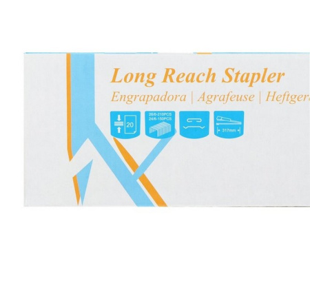 Степлер брошюровочный 24/6 до 20л глуб.317мм Kw-Trio