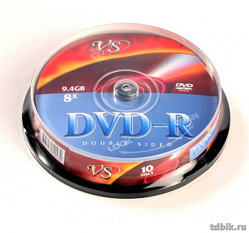 Диск DVD-R cake box 10 шт/уп 4,7ГБ 16х