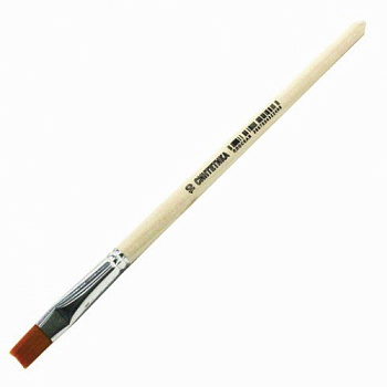 Кисть Синтетика №10 плоская живописная ГРААЛЬ