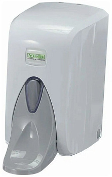 Диспенсер для жидкого мыла 0,5л, белый пластик