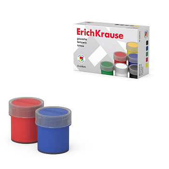Гуашь  6 цв. по 17 мл ErichKrause