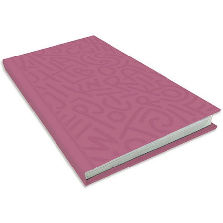 Записная книжка 100*205 мм "Delight Time" 80 л., обл. лам..картон, уф-лак, цвет смородина,