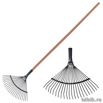 Грабли с черенком (веерные, проволочные)