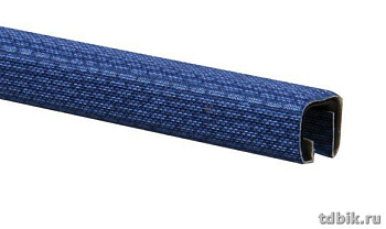 Канал для переплета с покрытием "ткань" 13 мм А4, 10шт/уп., цв. синий