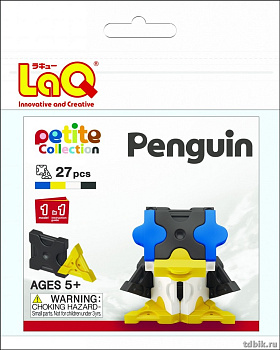 Конструктор пластиковый LAQ  27 дет. "Petite Collection Penguin" (3+)