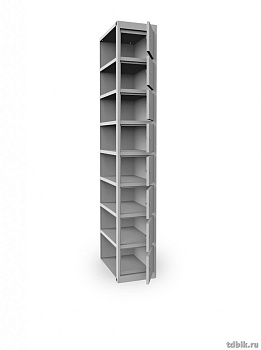 Шкаф металлический офисный (1850х300х500мм) разборный