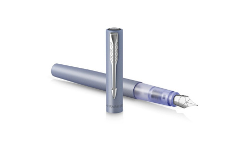 Ручка перьевая Parker Vector XL F21 цв. серебристый