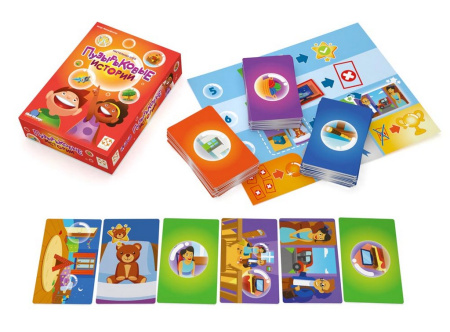 Игра настольная  .4+ "Пузырьковые истории" (1,2 игр., 10-15 мин)