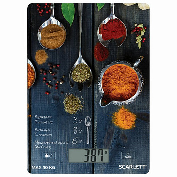 Весы кухонные Scarlett, электронные до 10кг.