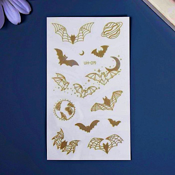 Наклейка-тату "Летучие мыши" 10,5х6 см