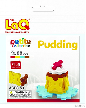 Конструктор пластиковый LAQ  28 дет. "Petite Collection Pudding"  (3+)