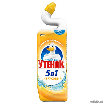 Средство для сантехники Утенок 900 мл. "Цитрус" Средство для сантехники Утенок 900 мл. "Цитрус"