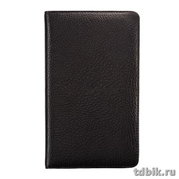 Визитница Dr.Koffer 20,5*12см на 72 визитки, черная