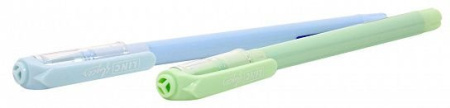 Ручка шариковая масляная Linc Glycer colors резин.упор  0,7мм синяя (ст.142мм, линия 0,35мм) игольч.