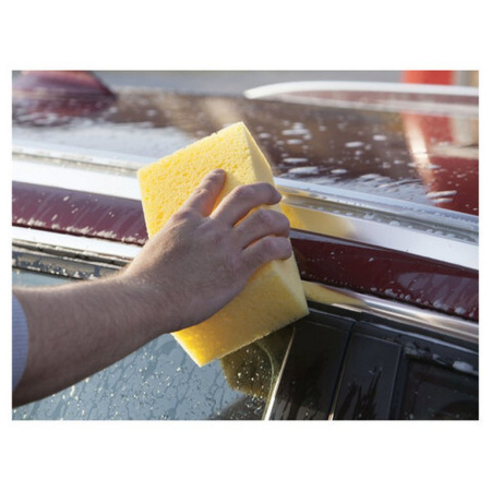 Губка для автомобиля XXL 21х11х6,5см ПОЛИУРЕТАНОВАЯ, пл-ть 18кг/м3, YORK