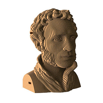 Сборная модель из гофрокартона "Пушкин" h=18см, 119 дет., 6+, 5cult