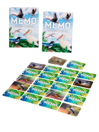 Игра настольная  Мемо "Птицы России" (5+) Нескучные игры