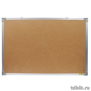 Доска пробковая  450*600 мм алюмин. рамка inФОРМАТ