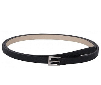 Ремень Alliance нат. кожа,  ширина 12мм, черный