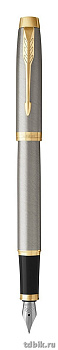 Ручка перьевая Parker IM Brashed Metal GT