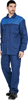 Спецодежда Костюм "Грета-2" р-р 60-62/182-188,цвет т.синий-василек