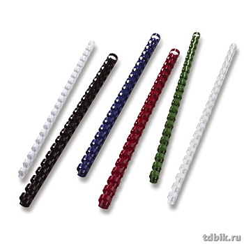 Гребенки пласт. d = 10 mm (бел) 100 шт/уп (65 листов)