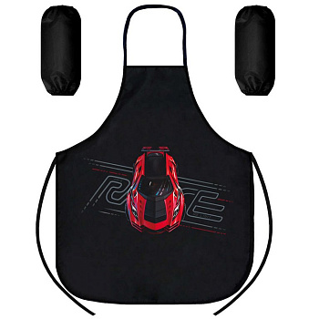 Фартук д/труда + нарукавники "Суперкар" Феникс+ (мал.  6-10 лет) 53*44,5 см