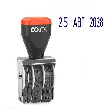 Датер ленточный 9 мм Colop, месяц буквами