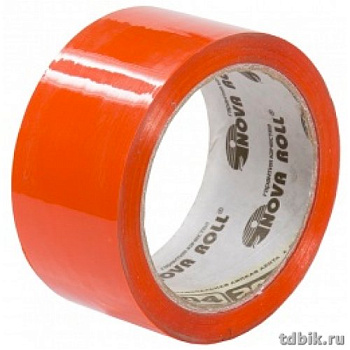 Скотч цветной оранжевый 50 мм *57 м, 40 мкм Klebebander