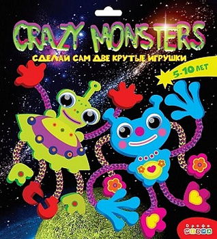 Игрушка своими руками  CRAZY MONSTERS "Монстры" Дрофа МЕДИА