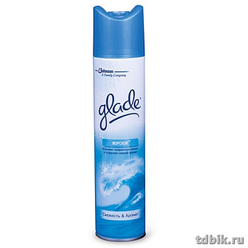 Освежитель воздуха Glade морской, 300 мл.