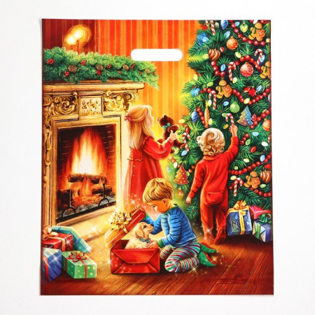 Пакет пробивной НГ 40*47 см (45 мкм) "Праздник"