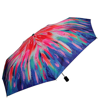 Зонт женский суперавтомат Fabretti, мини , 3 сложения, эпонж