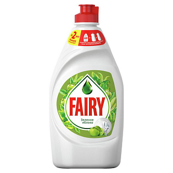 Жидкость д/мытья посуды Fairy Пена эффект  450 мл., зеленое яблоко