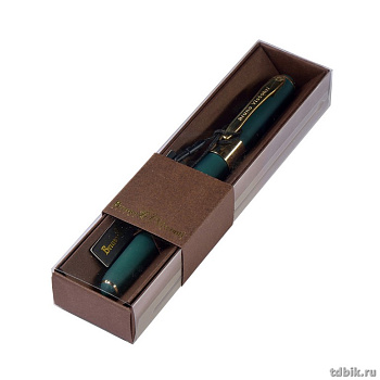 Ручка шариковая Bruno Visconti "Monaco" в футляре (картон), зеленый корпус