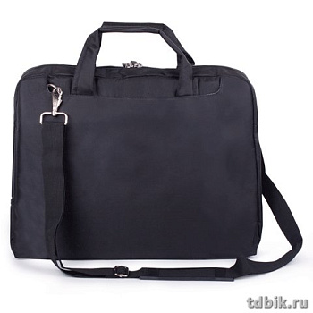 Сумка для ноутбука с отделением для планшета "Brauberg Chance" 15,6" (300*400*40мм) черная, ткань